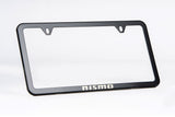 NISMO Black Powder Coated Stainless Steel Slimline License Plate Frame
