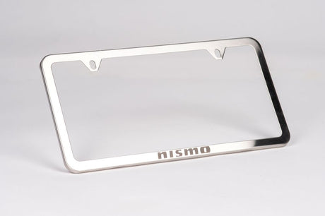 NISMO Brushed Stainless Steel Slimline License Plate Frame