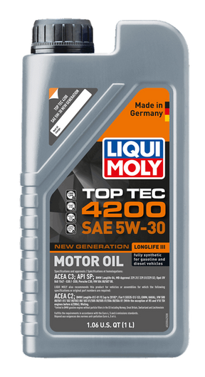 LIQUI MOLY Top Tec 4200 SAE 5W-30 New Generation, 1 L, SKU 2004