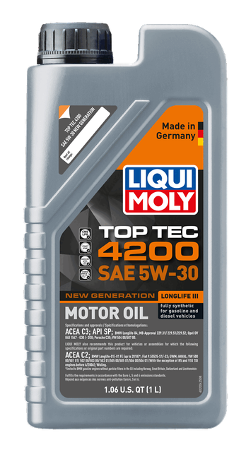 LIQUI MOLY Top Tec 4200 SAE 5W-30 New Generation