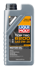 LIQUI MOLY Top Tec 6200 SAE 0W-20, 1 L, SKU 20236