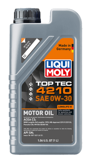 LIQUI MOLY Top Tec 4210 SAE 0W-30, 1 L, SKU 22156