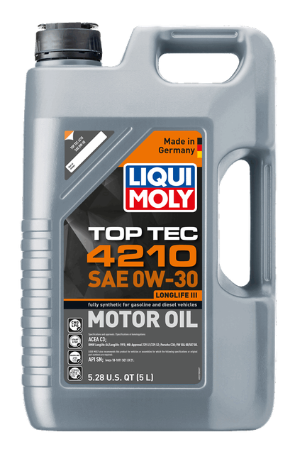 LIQUI MOLY Top Tec 4210 SAE 0W-30, 5 L, SKU 22158