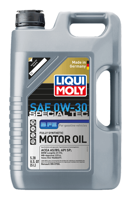 LIQUI MOLY Special Tec B FE SAE 0W-30, 5 L, SKU 22261