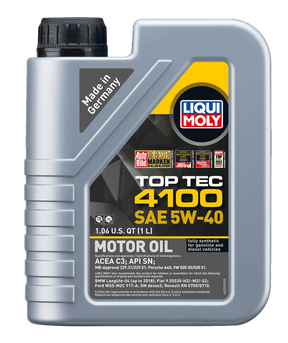 LIQUI MOLY Top Tec 4100 SAE 5W-40, 1 L, SKU 2329