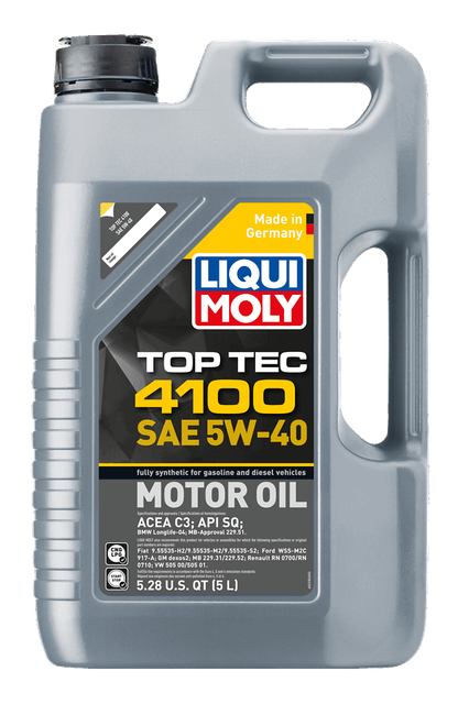 LIQUI MOLY Top Tec 4100 SAE 5W-40, 5 L, SKU 2330