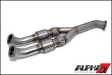 ALPHA GT-R 90mm Midpipe w/ Race Cats 90mm Exit
