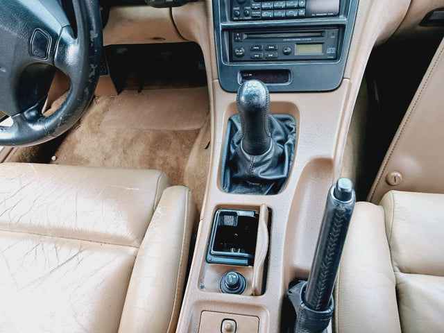 90-92 NISSAN 300ZX Manual Transmission Shifter Bezel Brown/C OEM 96931-30P02