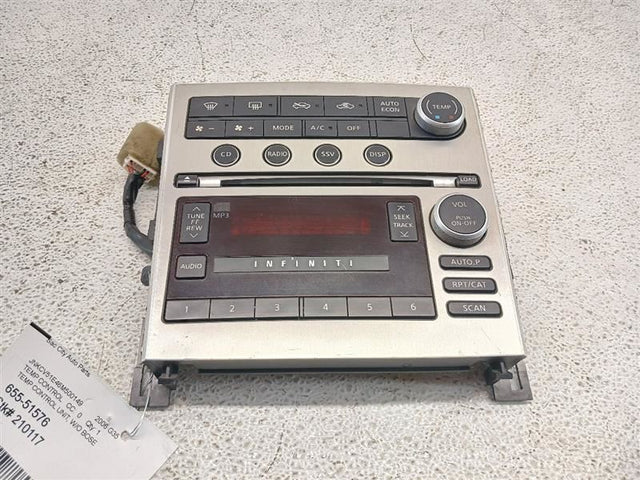 TEMP CONTROL UNIT, W/O BOSE