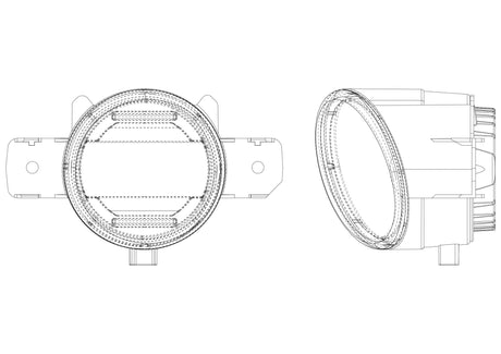 Universal Acura/Ford/Honda/Jaguar/Lincoln/Mitsubishi/Nissan/Subaru DoubleTap Dual Color LED Projector Fog Lights | AlphaRex