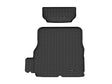 WeatherTech 401453-1454 black front cargo and behind-second-row cargo liner set