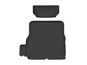 WeatherTech 401453-1454 black front cargo and behind-second-row cargo liner set