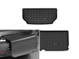 WeatherTech 401453-1455SK black front cargo and behind-third-row cargo liner set with bumper protector
