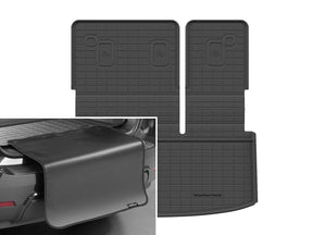 WeatherTech 401857IMSK SeatBack Cargo Liner HP, Behind 3rd Row Seating With Bumper Protector, black