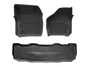 WeatherTech 44002-1-2 FloorLiner 1st & 2nd Row, black