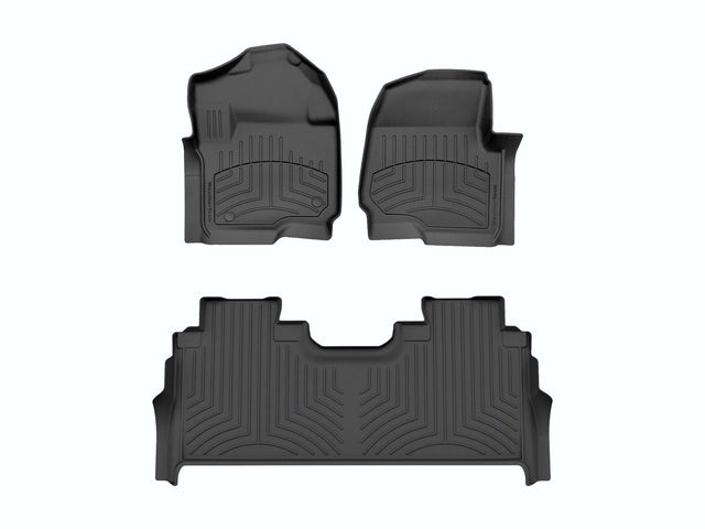 WeatherTech 441012-1-6IM FloorLiner HP 1st & 2nd Row, black