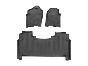 WeatherTech 441428-1-3IM FloorLiner HP 1st & 2nd Row Set, black
