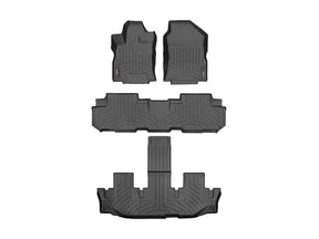 WeatherTech 441475-1-2-3 FloorLiner 1st, 2nd & 3rd Row, black