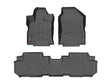 WeatherTech 441475-1-4 Black; first and second row; bucket seating full sold set