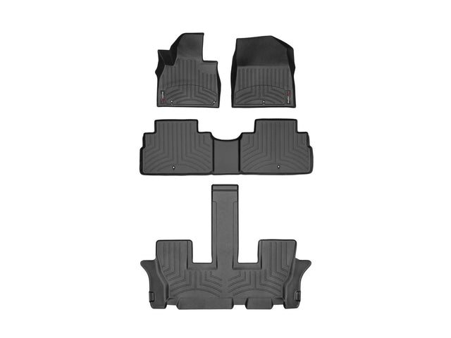 WeatherTech 441532-1-2-3 FloorLiner 1st, 2nd & 3rd Row, black