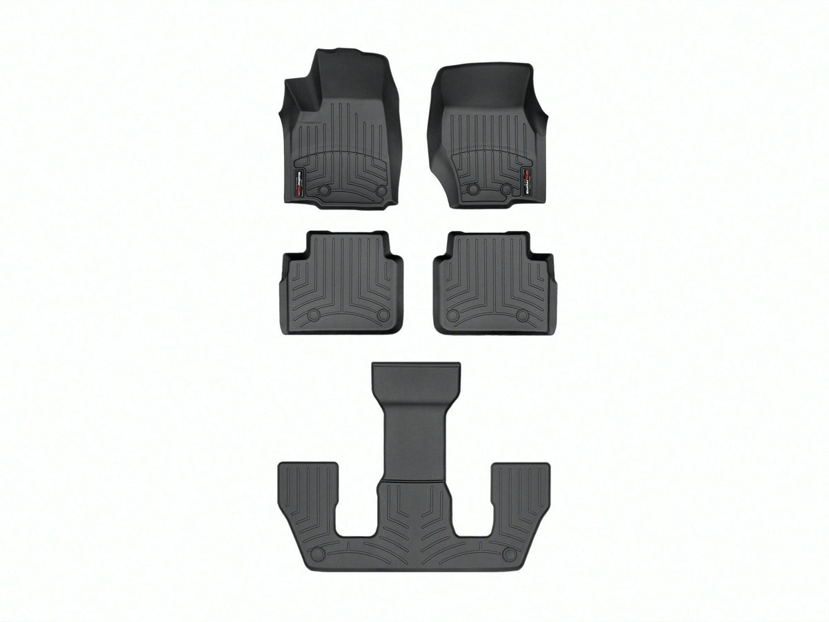 WeatherTech 4417821-441696-2-3 FloorLiner, black - 1st, 2nd and 3rd row set