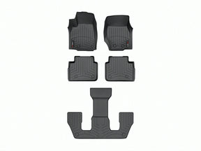 WeatherTech 4417821-441696-2-3 FloorLiner, black - 1st, 2nd and 3rd row set