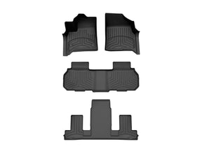 WeatherTech 441881-1-3-4IM FloorLiner HP, black - 1st, 2nd and 3rd row set