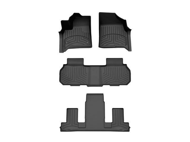 WeatherTech 441881-1-3-4IM FloorLiner HP, black - 1st, 2nd and 3rd row set
