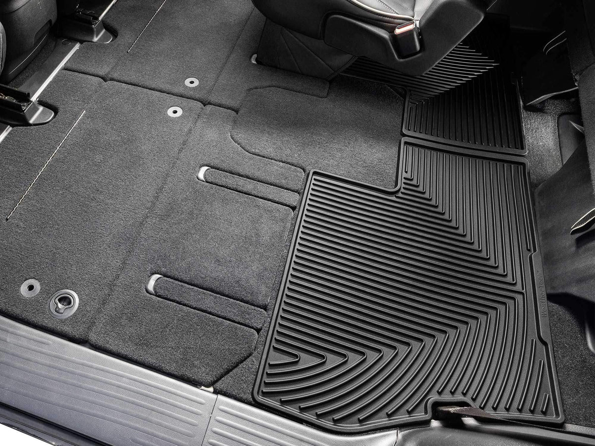 WeatherTech W795 Black 3rdRow All-Weather Floor Mat installed in Chrysler Pacifica