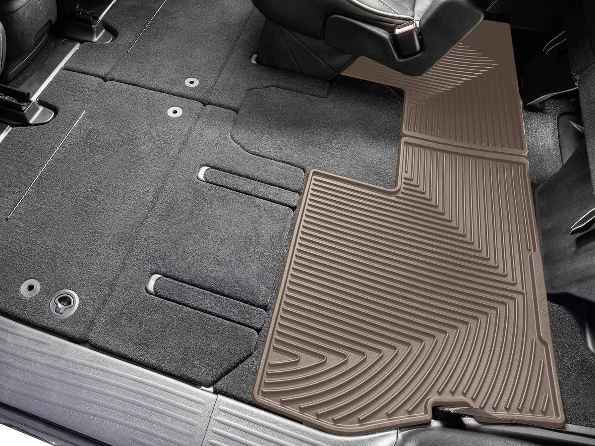 WeatherTech W795TN Tan 3rdRow All-Weather Floor Mat installed in Chrysler Pacifica
