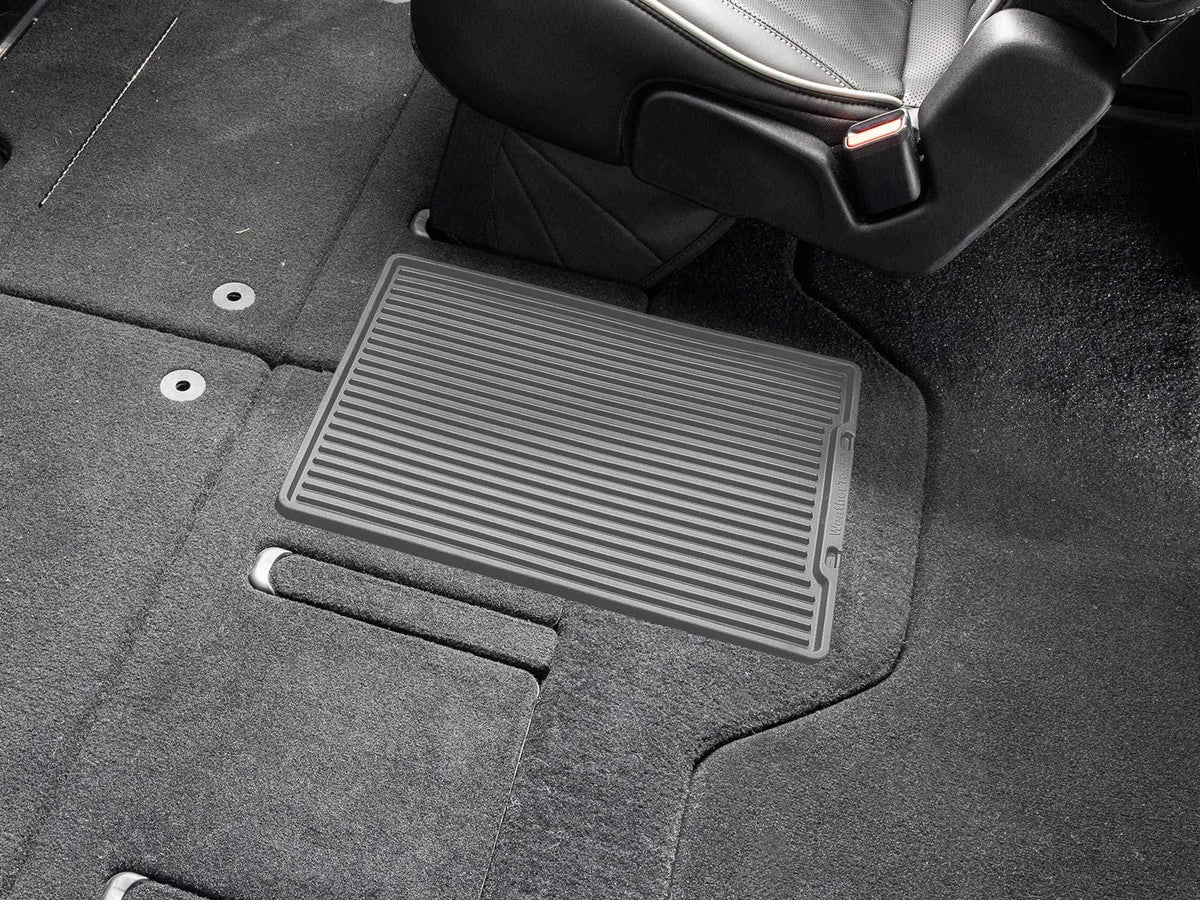 WeatherTech W802GR Grey CenterAisle All-Weather Floor Mat installed in Chrysler Pacifica