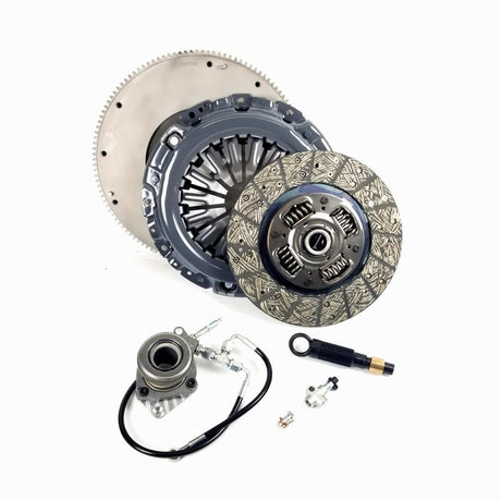 ZSpeed Stock Replacement Stage 1 Clutch Kit - Billet Steel Flywheel - ZSpeed HD Slave Cylinder 350Z HR 370Z G37 G35S Q60