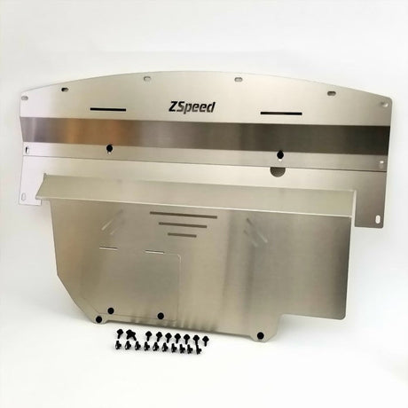 ZSpeed Nissan 350Z Infiniti G35 Aluminum Engine Splash Shield Undershroud Skid Plate