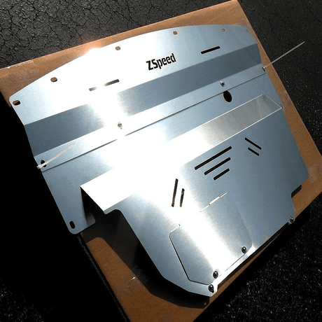 ZSpeed Nissan 350Z Infiniti G35 Aluminum Engine Splash Shield Undershroud Skid Plate