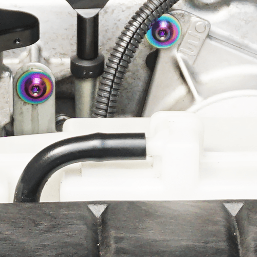 ZSPEC VQ37VHR Front-Engine Dress Up Fastener Kit, 370z / G37, Titanium