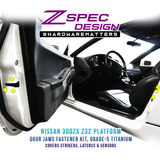 ZSPEC Dress Up Bolts® Fastener Kit, Door Jams Area for Nissan Z32 300zx, Titanium