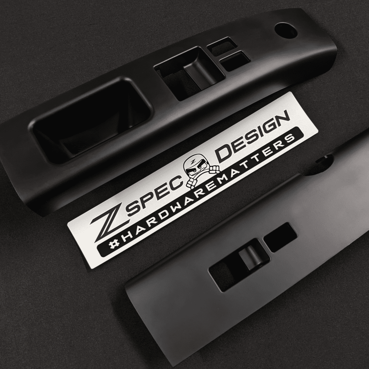 ZSPEC 350z Z33 Interior Door Window Switch Finisher Set for LHD '03-05, Black