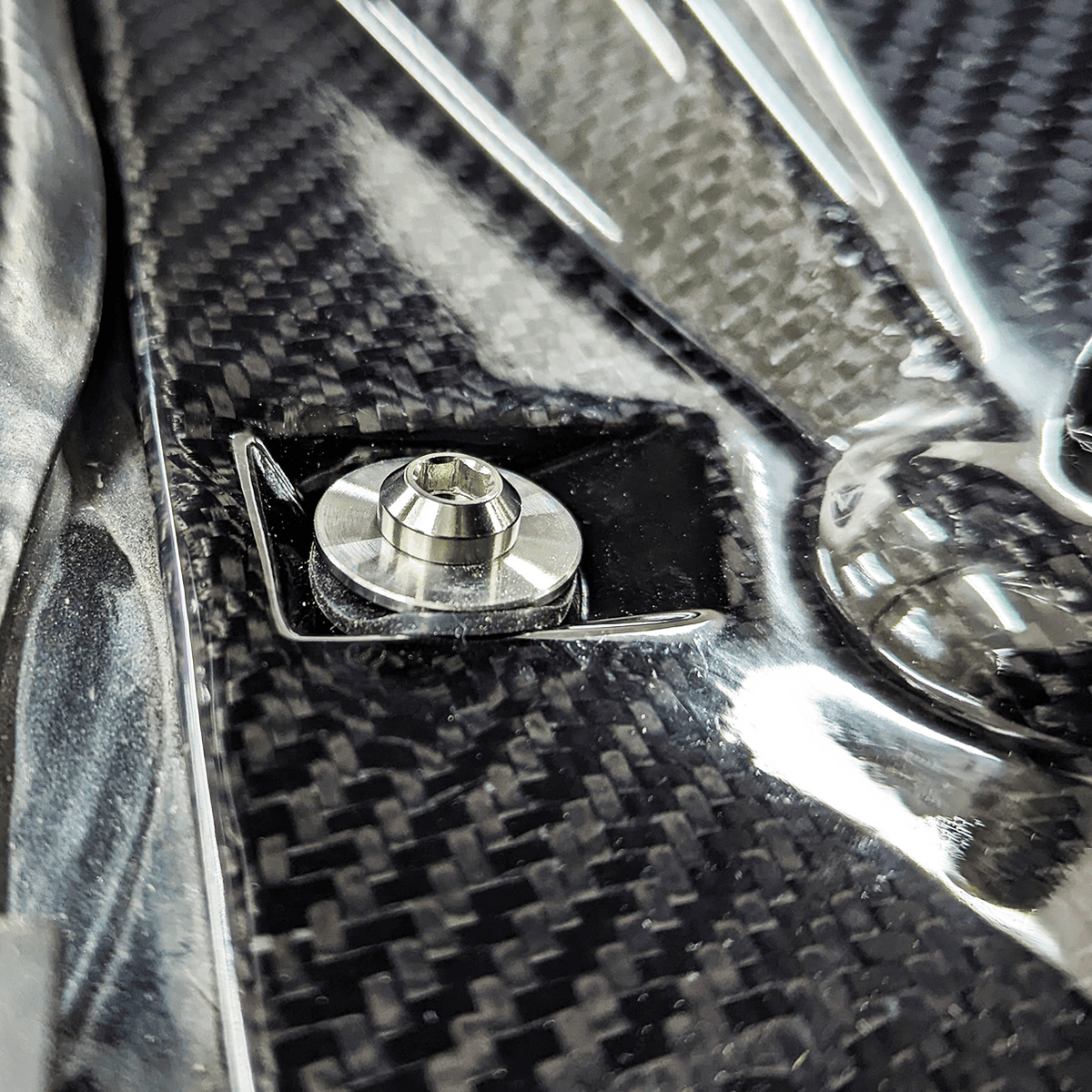ZSPEC "Round Cowl-Clips" Replacement Solution for Z32 300zx, Titanium Fastener Kit w/ Well Nuts