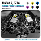 ZSPEC Throttle Bodies Fastener Kit for '23+ Nissan Z RZ34, Grade-5 Titanium