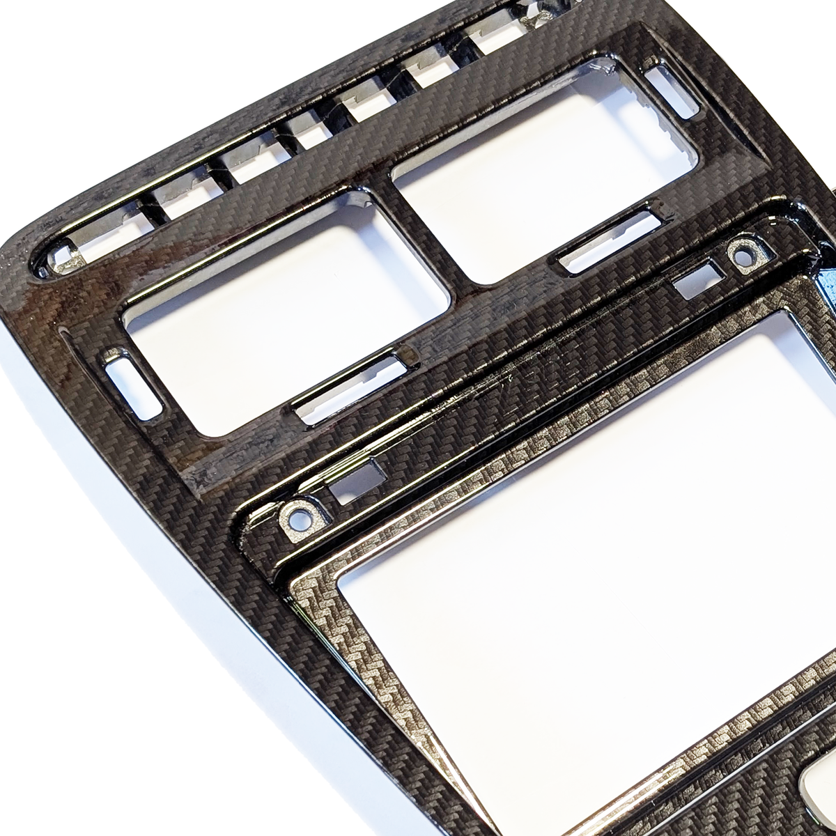 ZSPEC RHD Hydro-Dipped Double-Din Radio Bezel w/Brackets, Nissan Z32 300zx