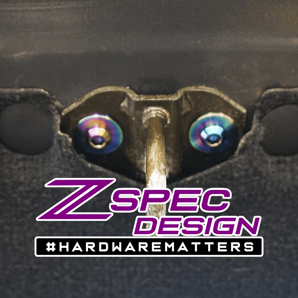 ZSPEC Dress Up Bolts® Hatch-Striker Fastener Kit for Nissan 240SX S13 (& Silvia), Titanium