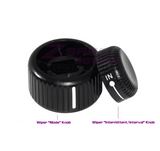 ZSPEC LHD Wiper Control Knobs for '90+ Nissan 300zx Z32, Mode & Interval Knobs