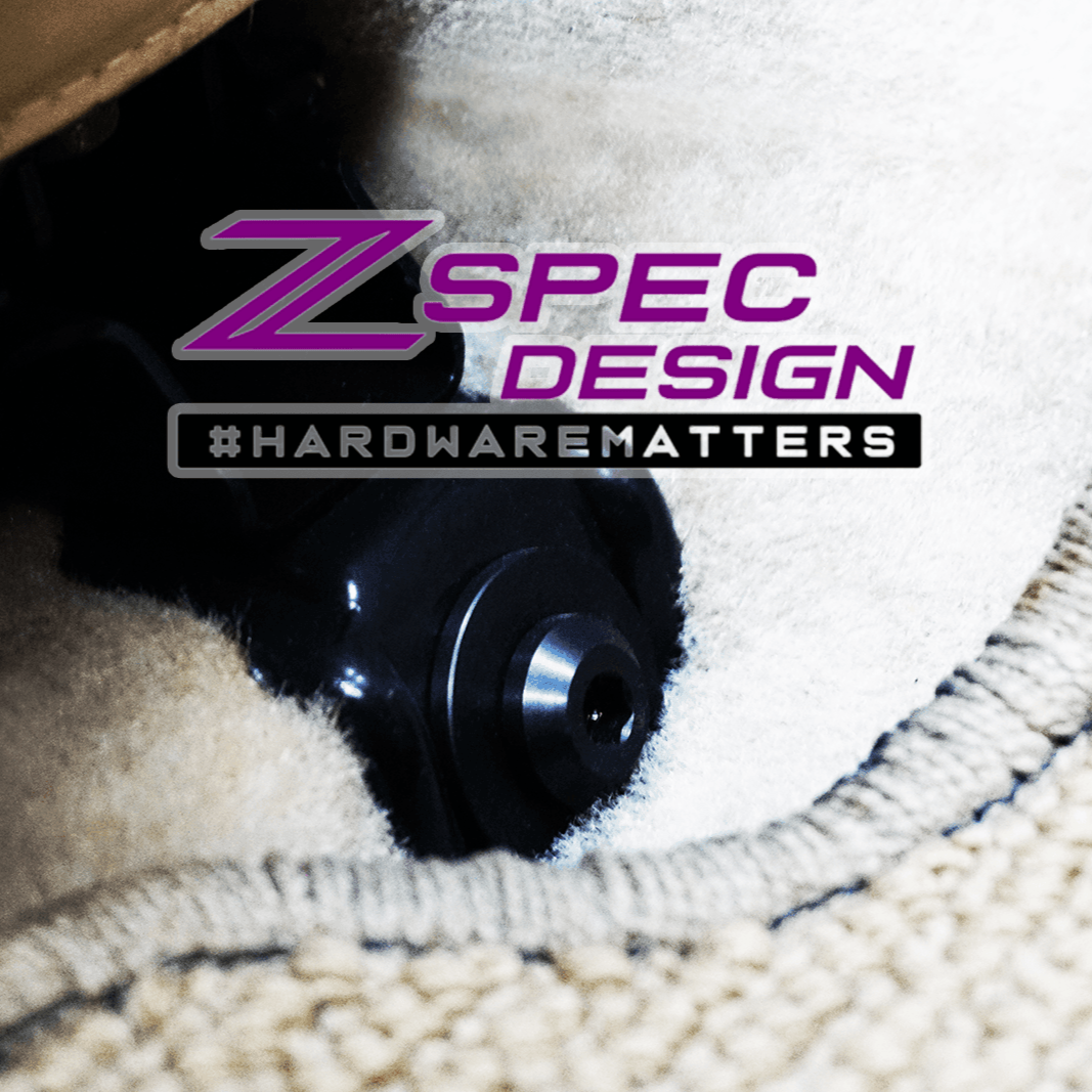 ZSPEC Seat Dress Up Bolts® Fastener Kit for '90-99 Nissan 300zx Z32, Titanium