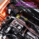 ZSPEC Balance Tube Fastener Kit for '90-96 Nissan 300zx Z32, Titanium Hardware