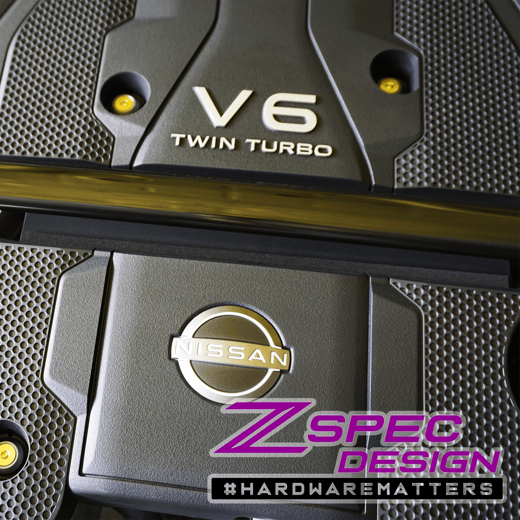 ZSPEC Stage-1 Dress Up Bolts® Hardware Kit for Nissan Z RZ34, Titanium & Billet