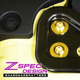 ZSPEC Stage-1 Dress Up Bolts® Hardware Kit for Nissan Z RZ34, Titanium & Billet