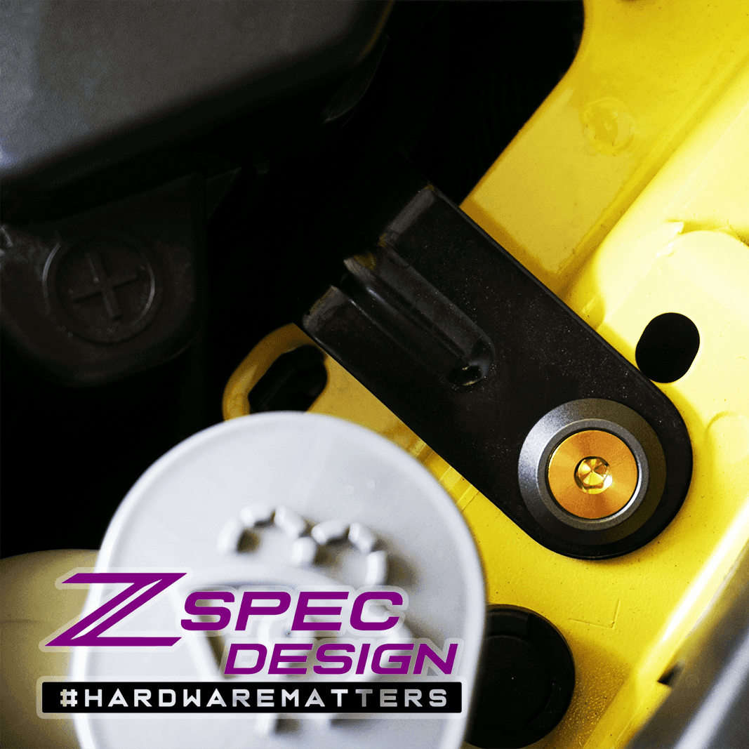 ZSPEC Stage-1 Dress Up Bolts® Hardware Kit for Nissan Z RZ34, Titanium & Billet