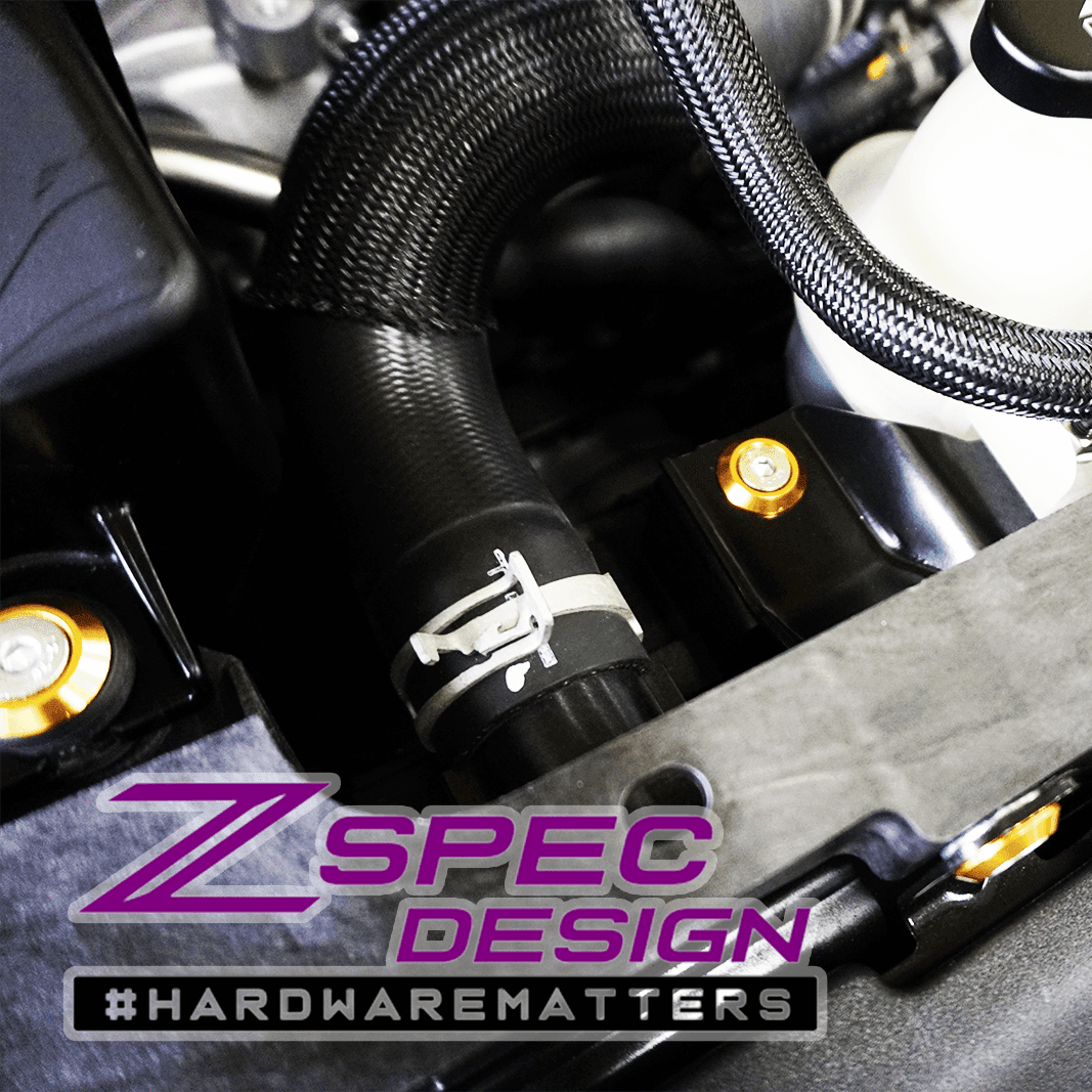 ZSPEC Stage-1 Dress Up Bolts® Hardware Kit for Nissan Z RZ34, Stainless & Billet