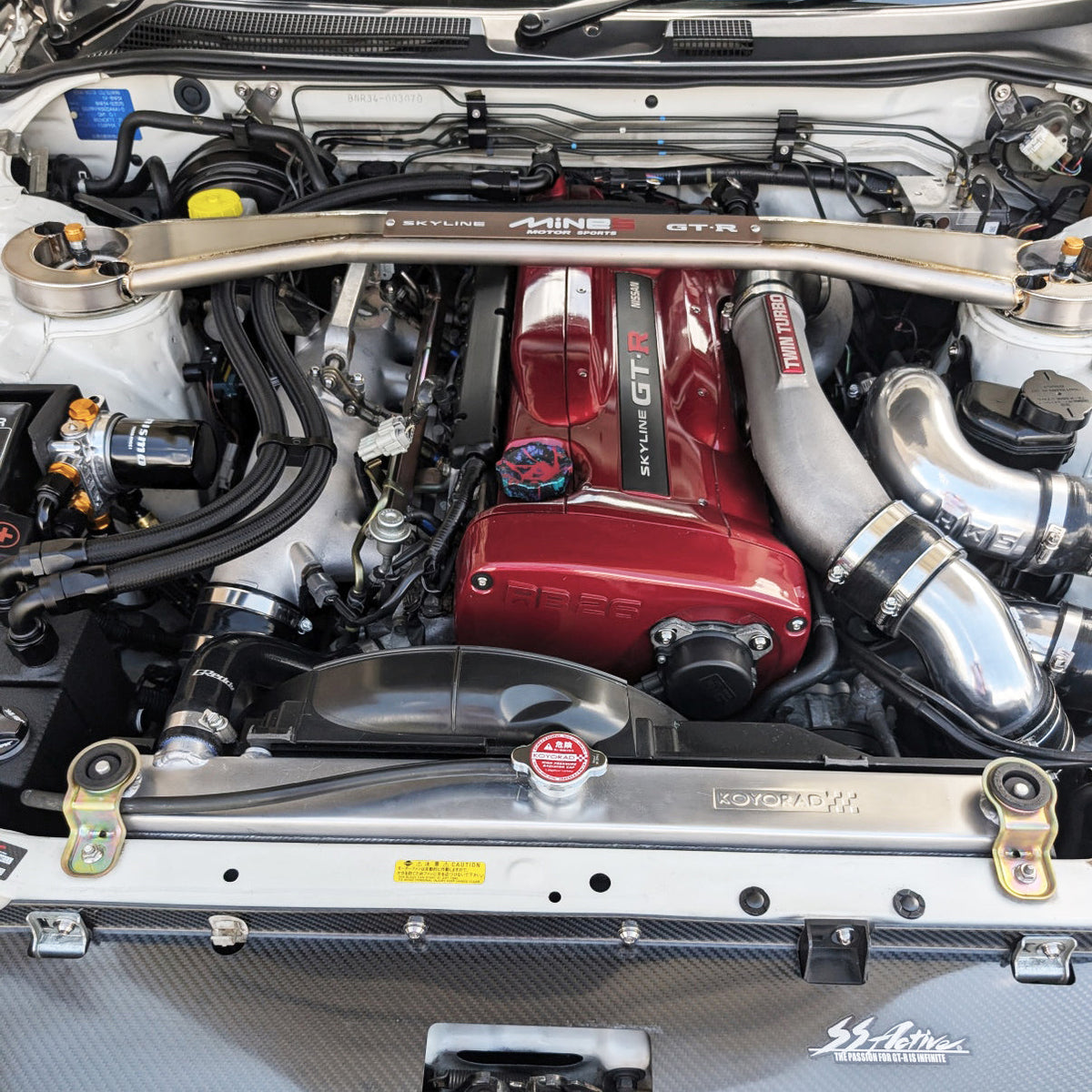 ZSPEC Stage-3 Titanium Hardware Kit for the Nissan Skyline GTR R34, RB26DETT