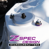 ZSPEC Shock Tower Flare Nuts for '90-96 Nissan Z32 300zx, Grade-5 Titanium